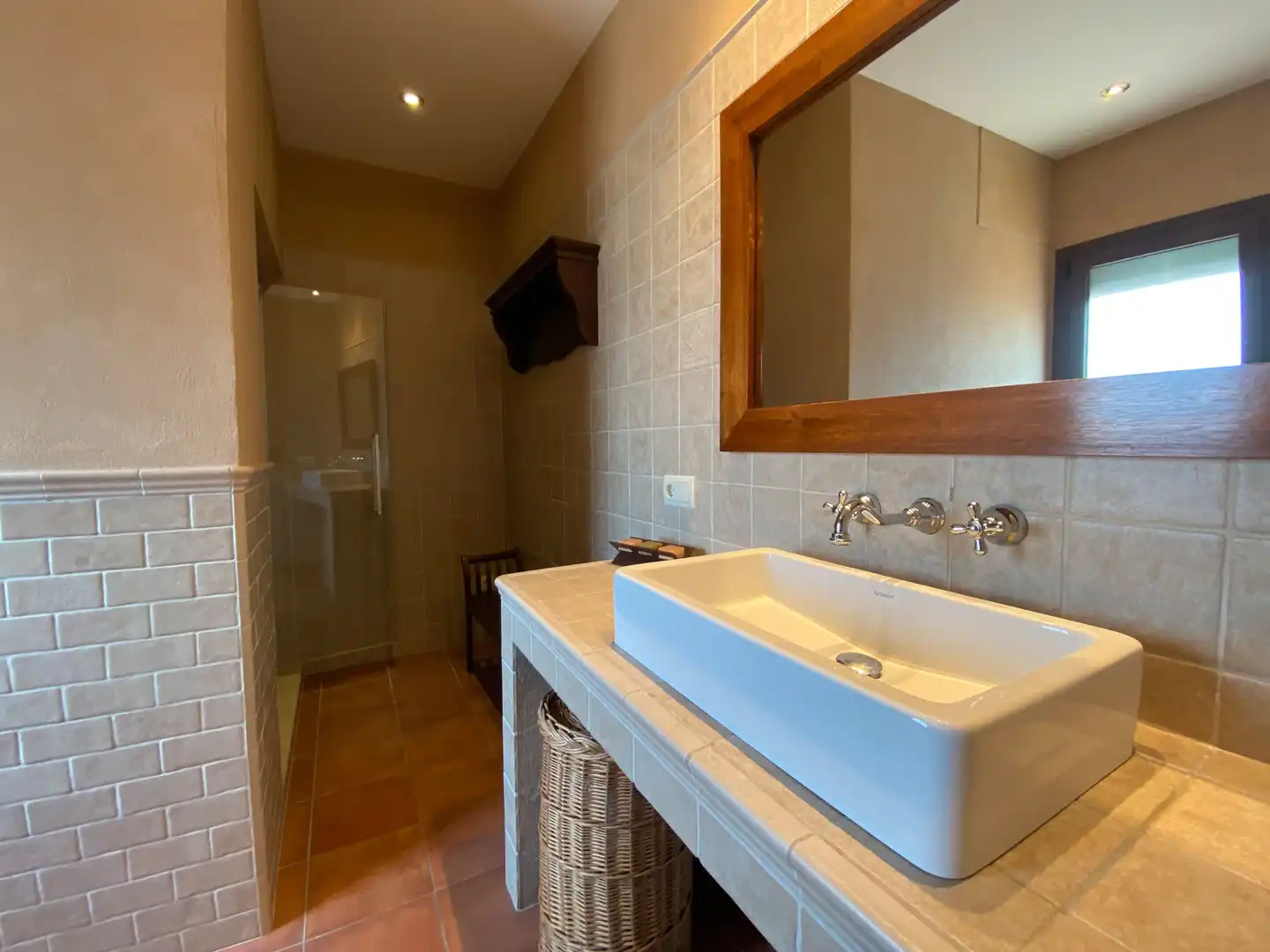 Baño de Casa o chalet en venta en Mont-ras con Aire acondicionado, Calefacción y Jardín privado
