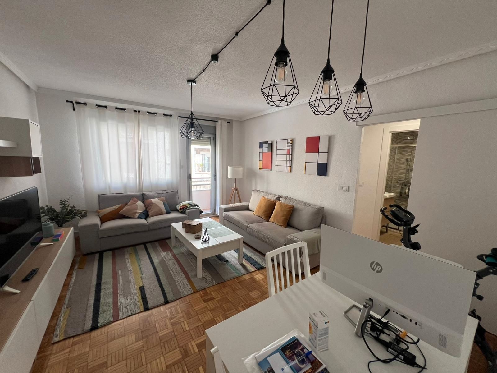 Living room of Flat to rent in Salamanca Capital  with Heating, Furnished and Oven