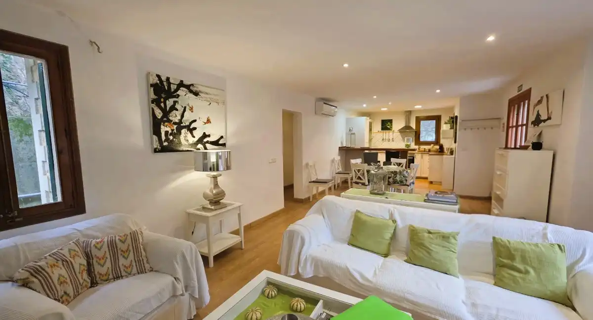 Sala de estar de Casa o chalet en venta en Deià con Aire acondicionado, Jardín privado y Terraza