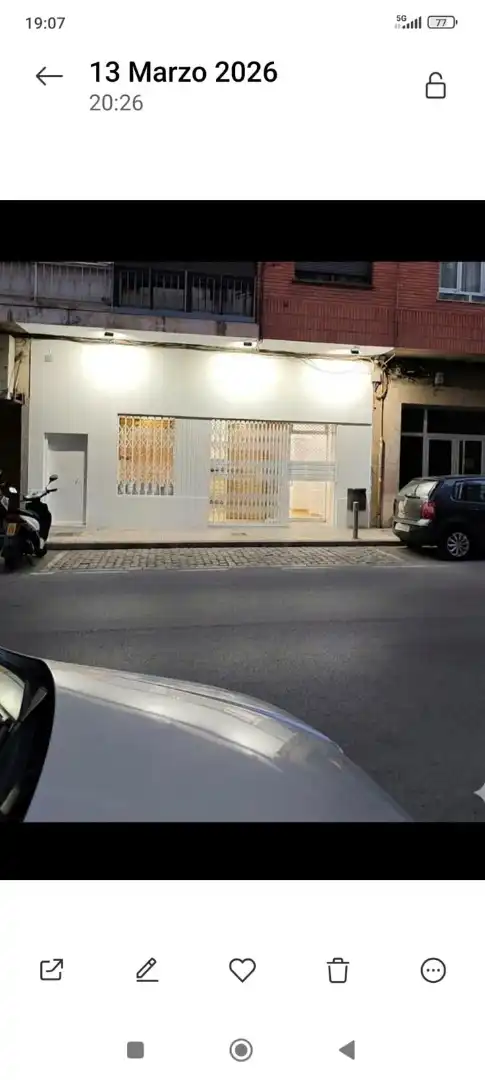Vista exterior de Local de alquiler en Gandia