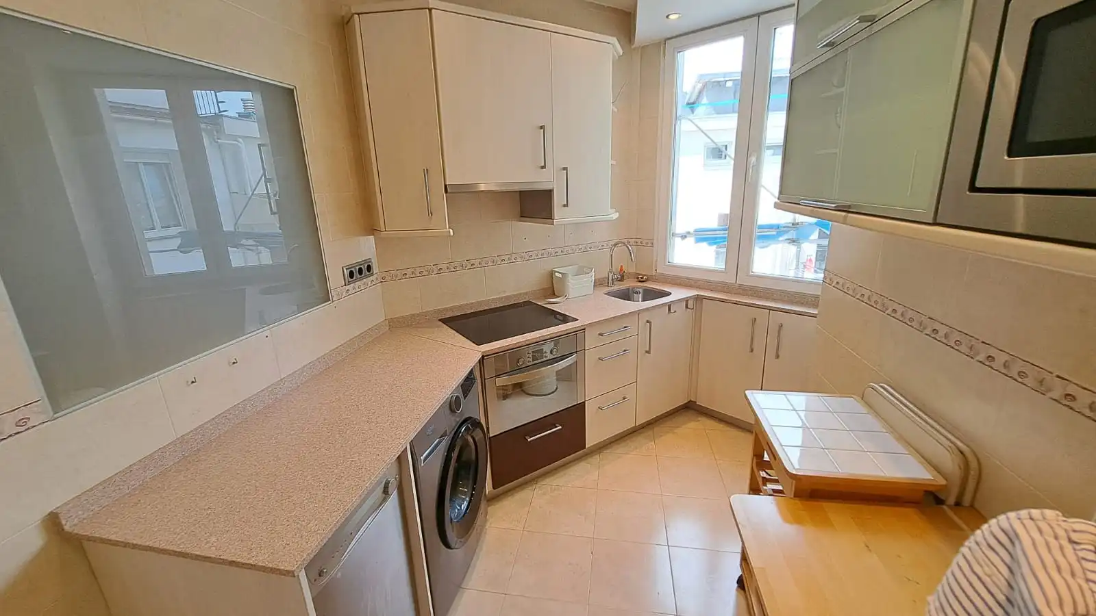 Kitchen of Flat for sale in Bilbao   with Heating, Storage room and Oven