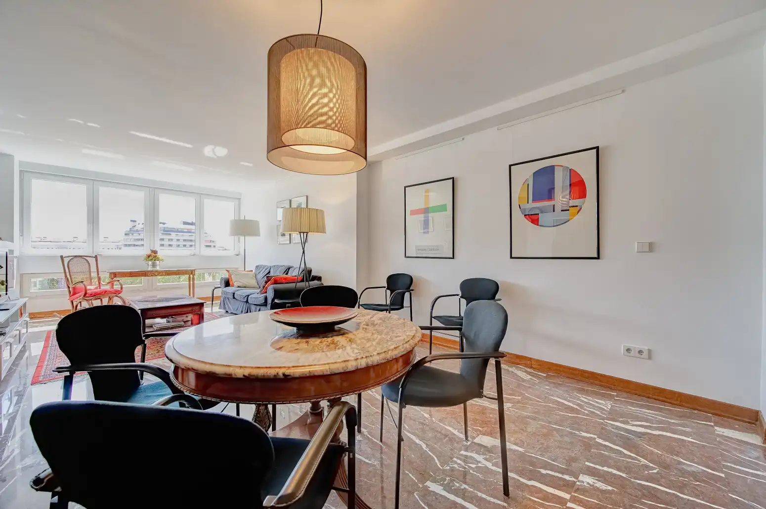 Dining room of Flat for sale in  Pamplona / Iruña  with Heating and Parquet flooring