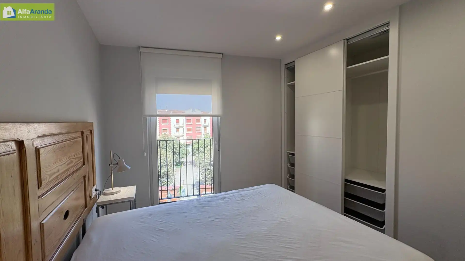 Schlafzimmer von Wohnung zur Miete in Aranda de Duero mit Heizung, Möbliert und Balkon