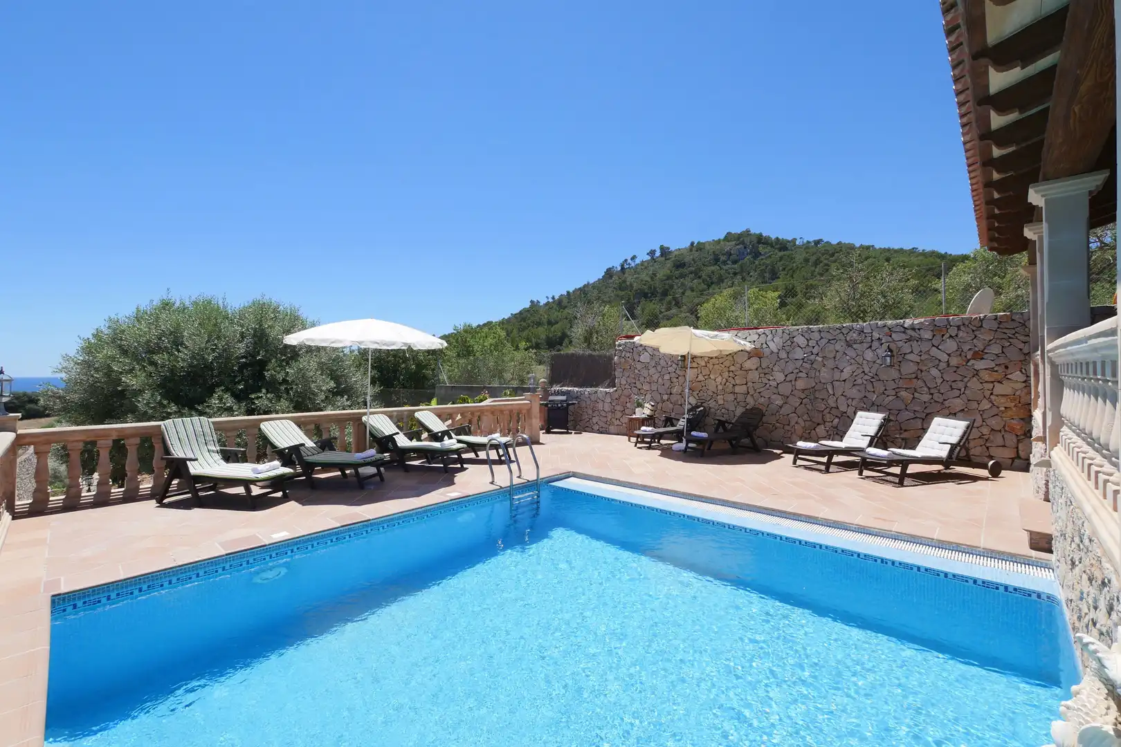 Piscina de Casa o xalet en venda en Son Servera amb Aire condicionat, Jardí privat i Terrassa