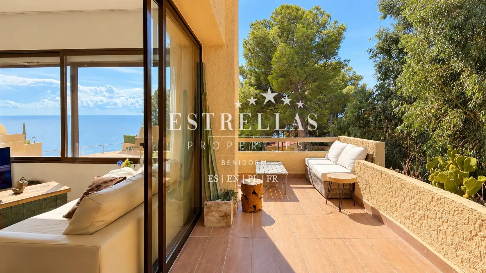 Terraza de Apartamento en venta en Altea con Aire acondicionado, Calefacción y Jardín privado