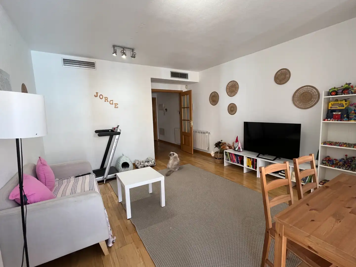 Living room of Flat for sale in Torrejón de Ardoz  with Air Conditioner, Heating and Private garden