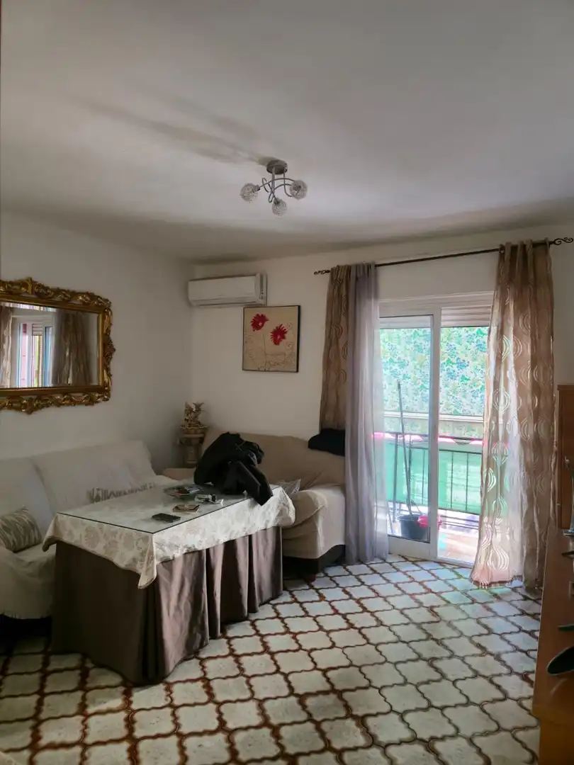 Bedroom of Flat for sale in Granada  with Terrace, Furnished and Balcony