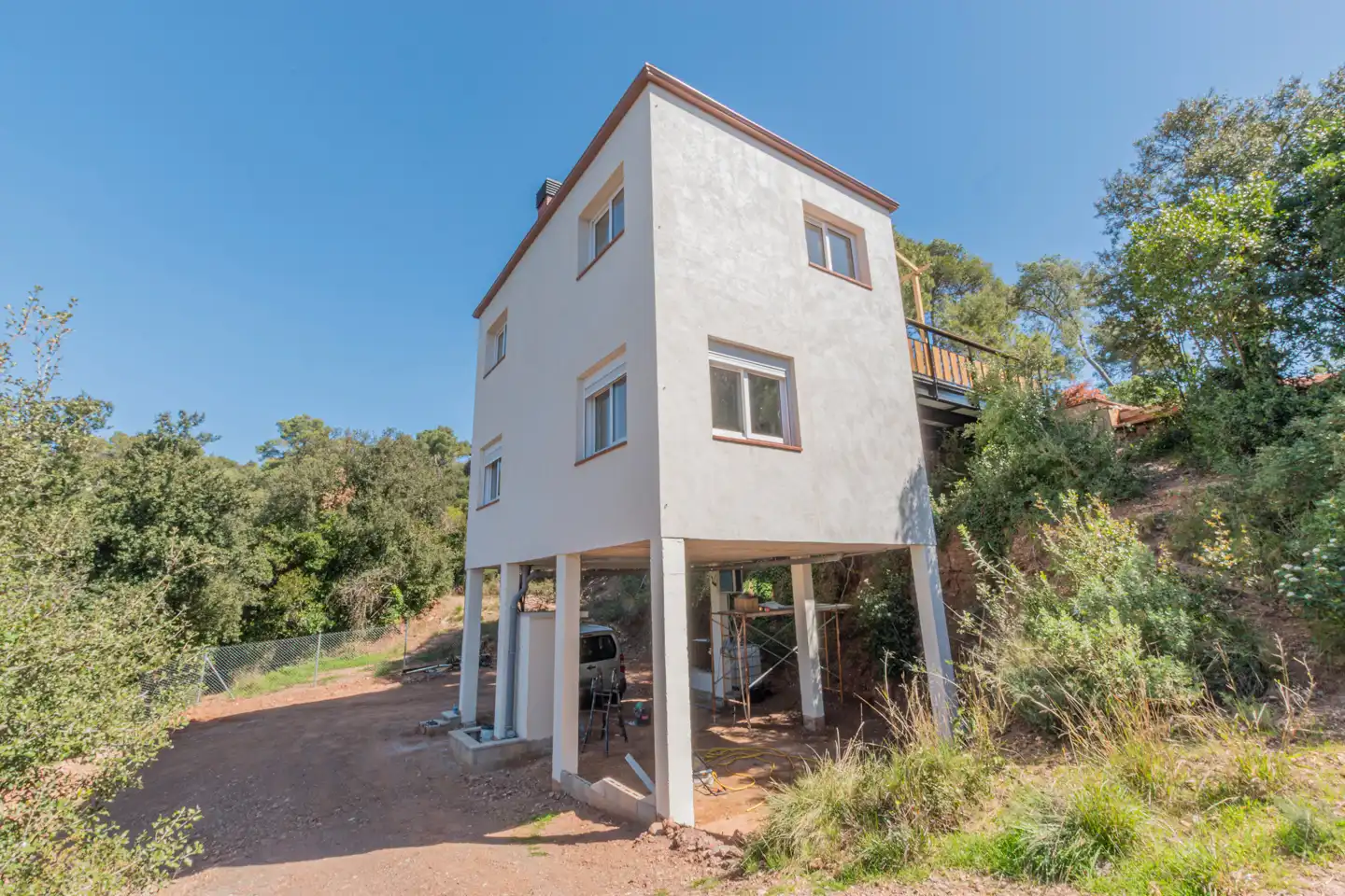 Vista exterior de Casa o xalet en venda en Vacarisses amb Calefacció, Forn i Alarma