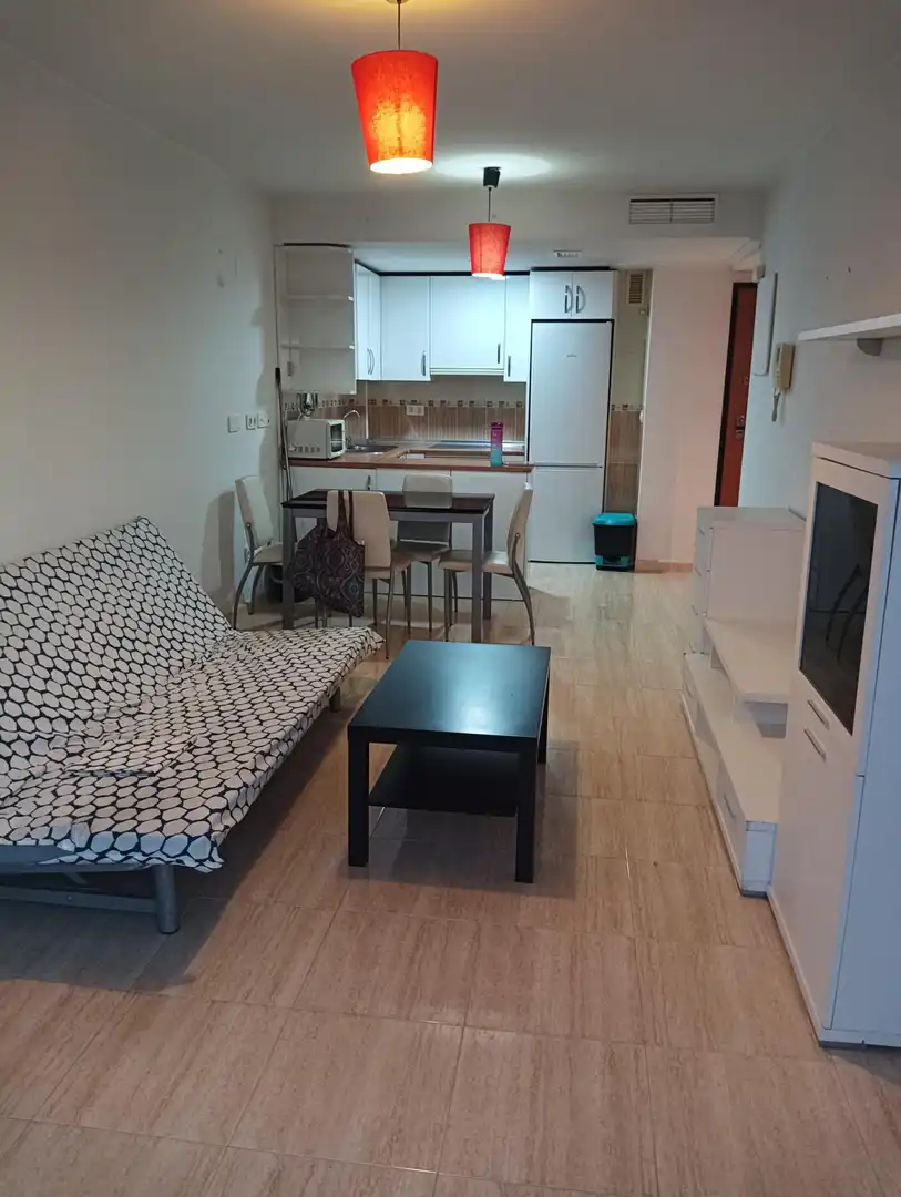 Sala de estar de Apartamento de alquiler en Murcia con Calefacción, Trastero y Amueblado