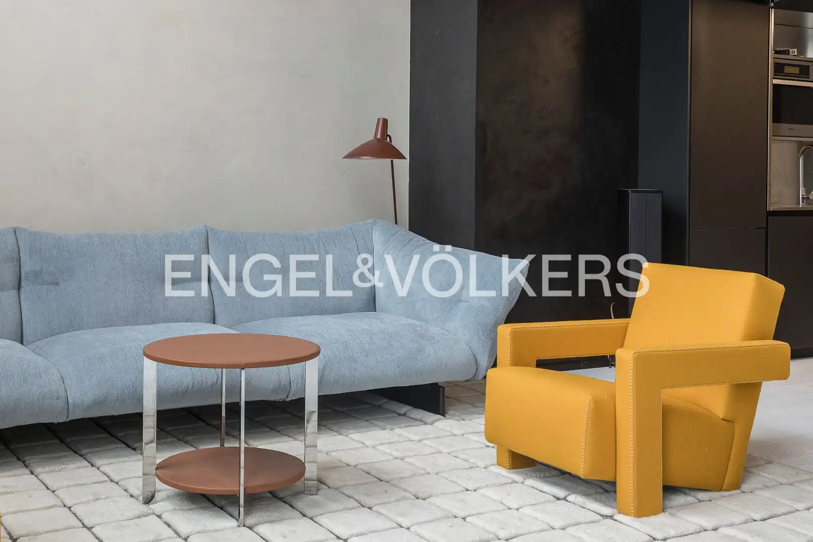 Wohnzimmer von Wohnung zur Miete in Barcelona mit Klimaanlage, Heizung und Parkett