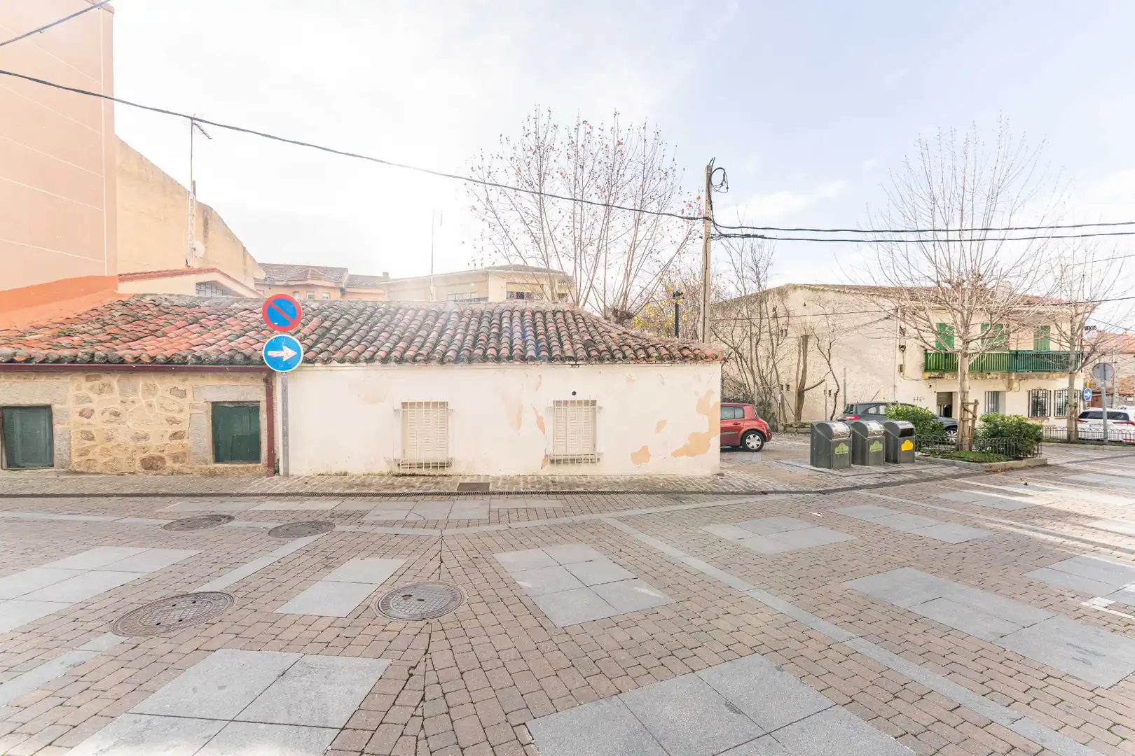 Vista exterior de Casa adosada en venta en Collado Mediano con Calefacción