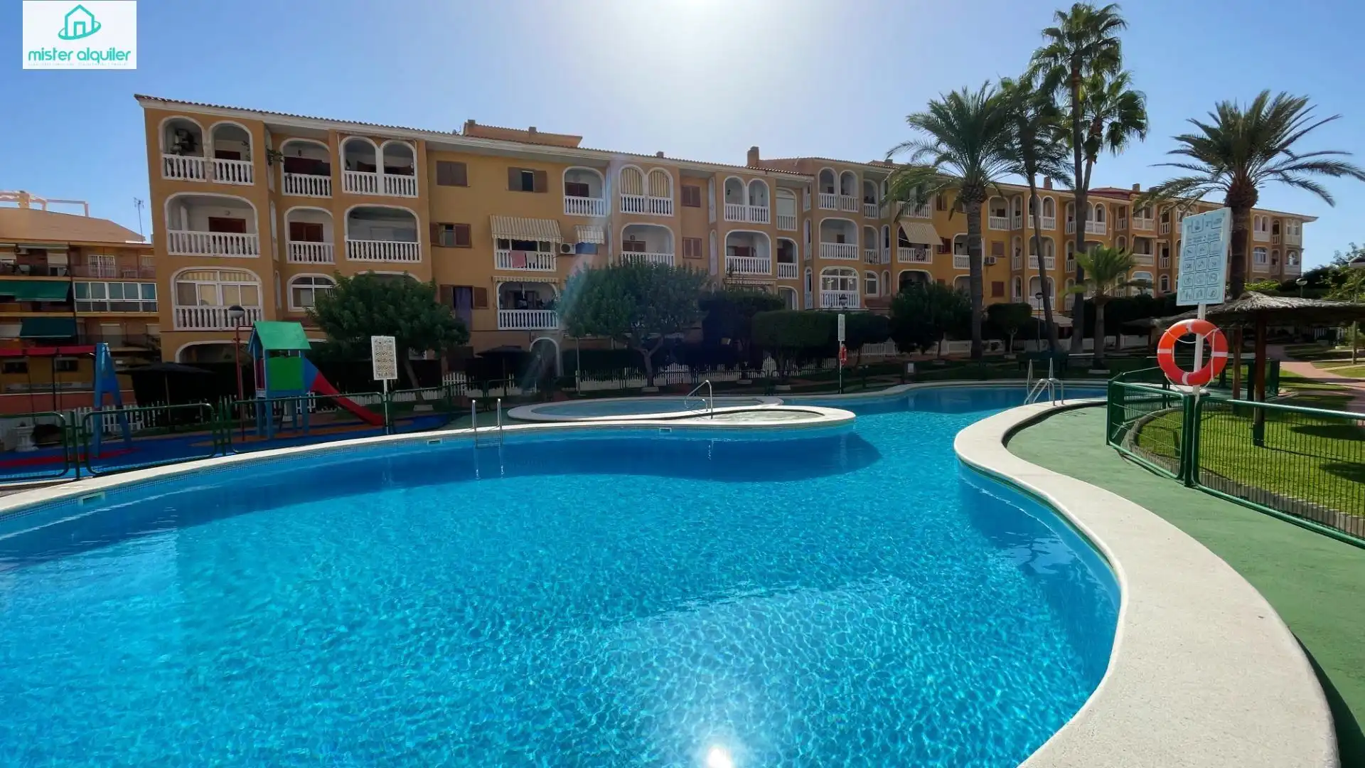 Schwimmbecken von Wohnungen zur Miete in El Campello mit Klimaanlage, Heizung und Terrasse