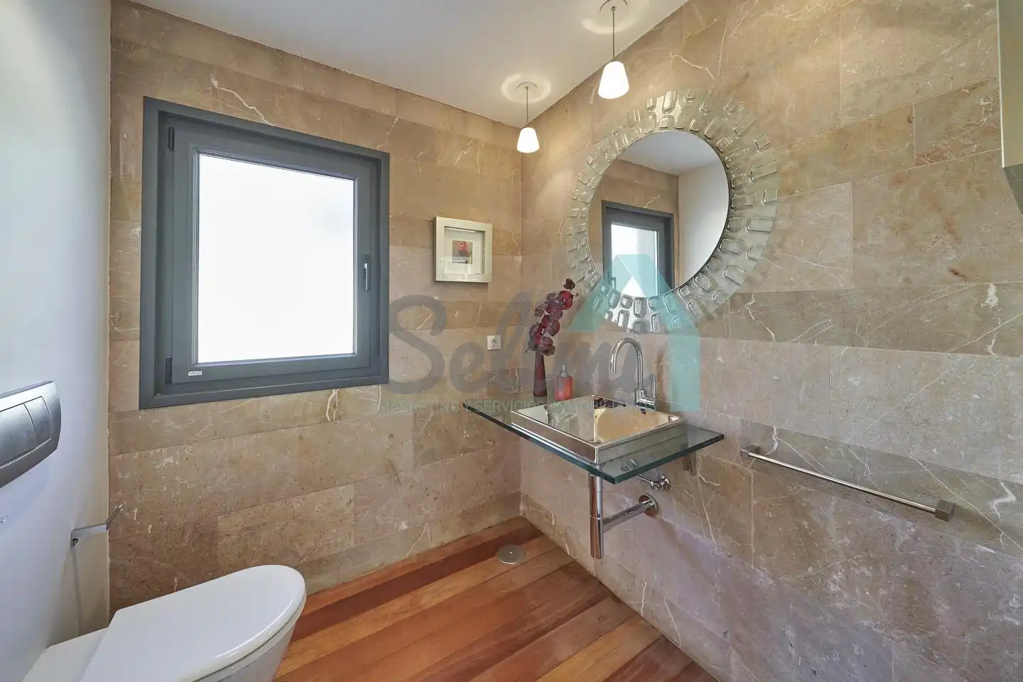 Bathroom of Houses for sale in Gozón  with Heating, Private garden and Terrace