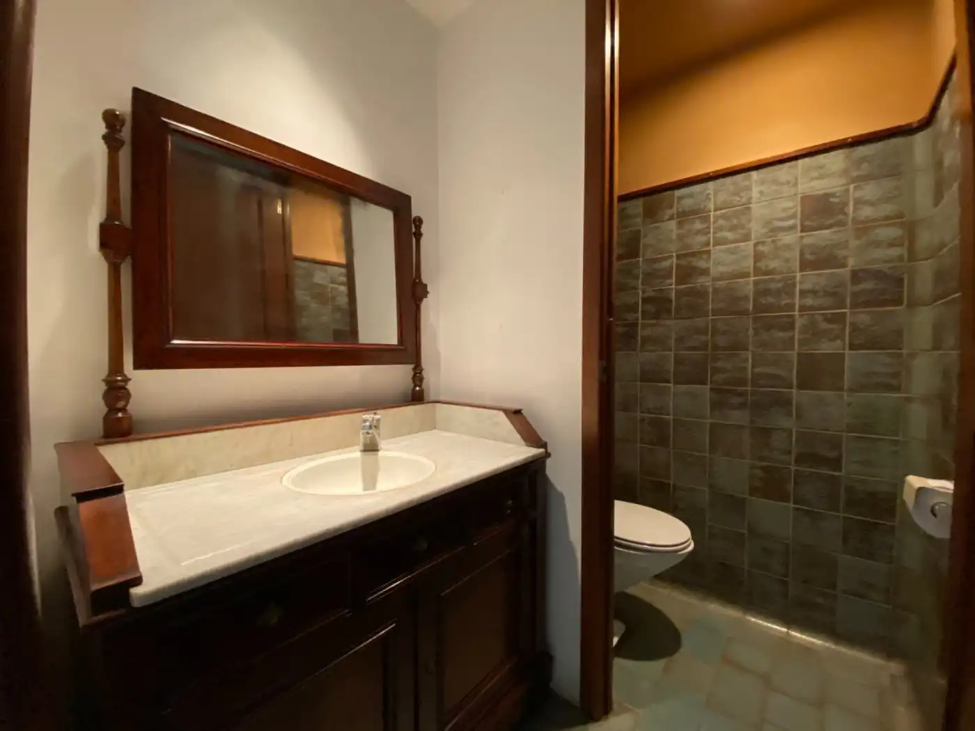 Baño de Casa o chalet en venta en Les Franqueses del Vallès con Calefacción, Jardín privado y Terraza