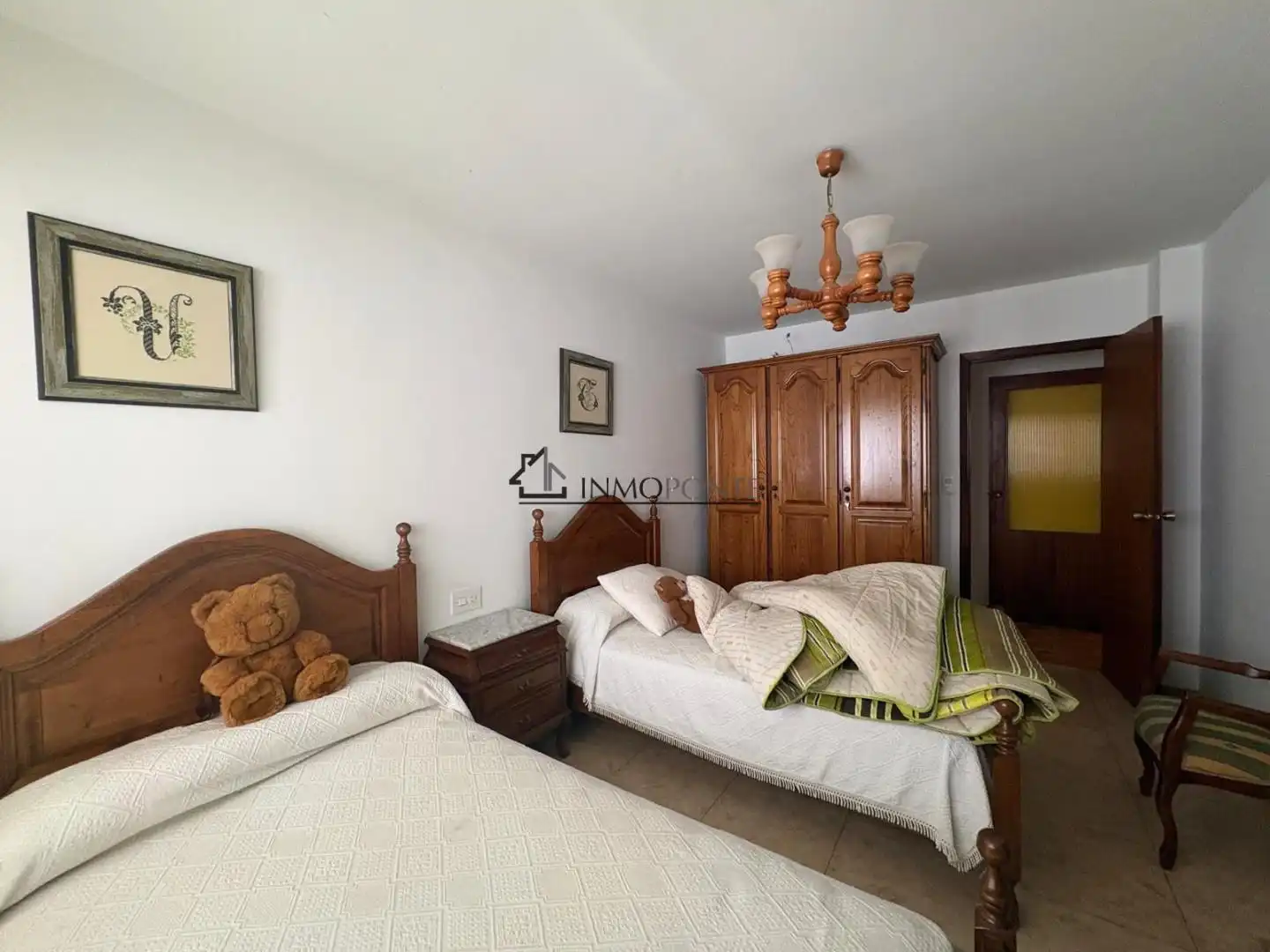 Bedroom of Flat for sale in Marín  with Heating, Terrace and Storage room