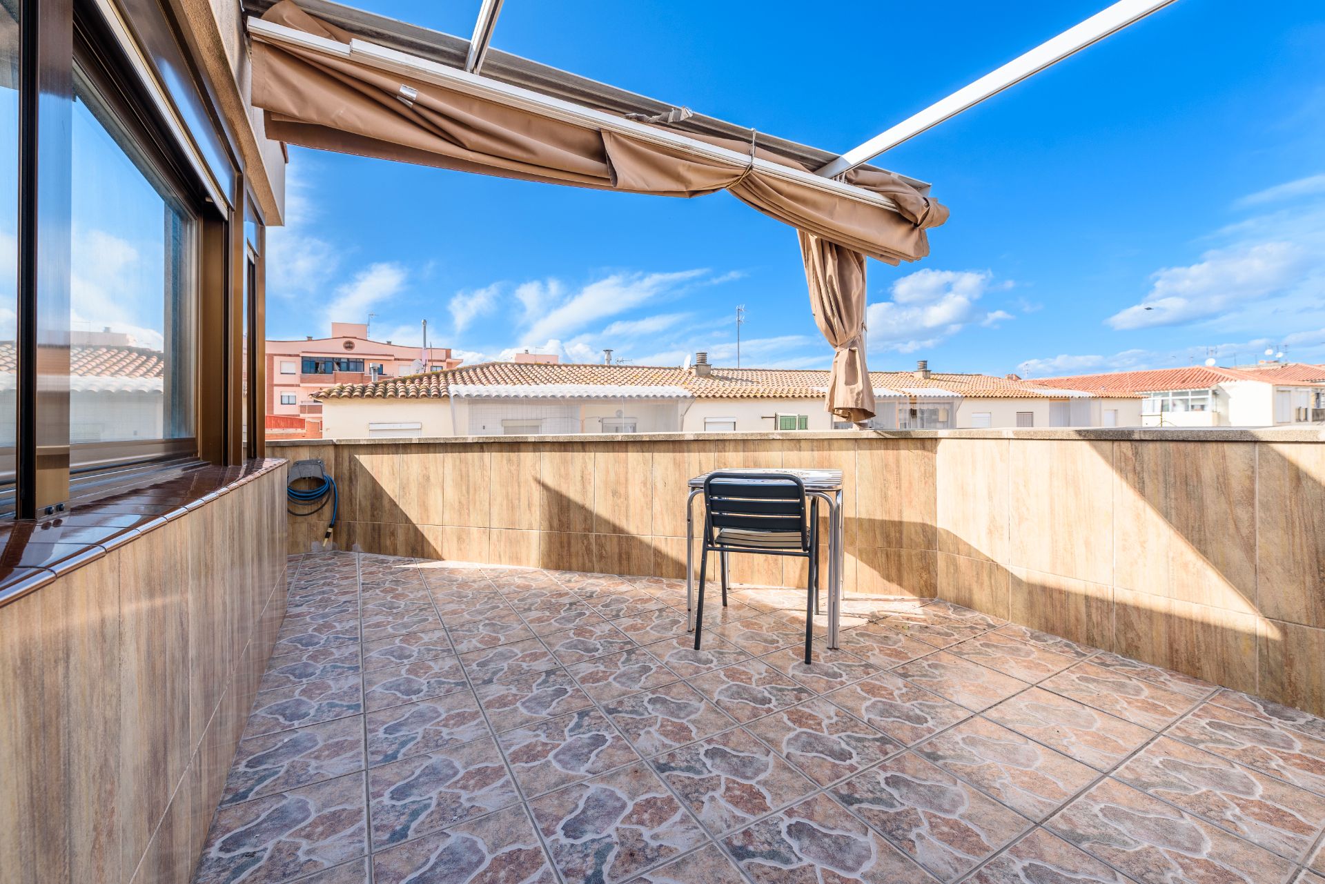 Terrace of Flat for sale in  Tarragona Capital  with Air Conditioner, Parquet flooring and Terrace