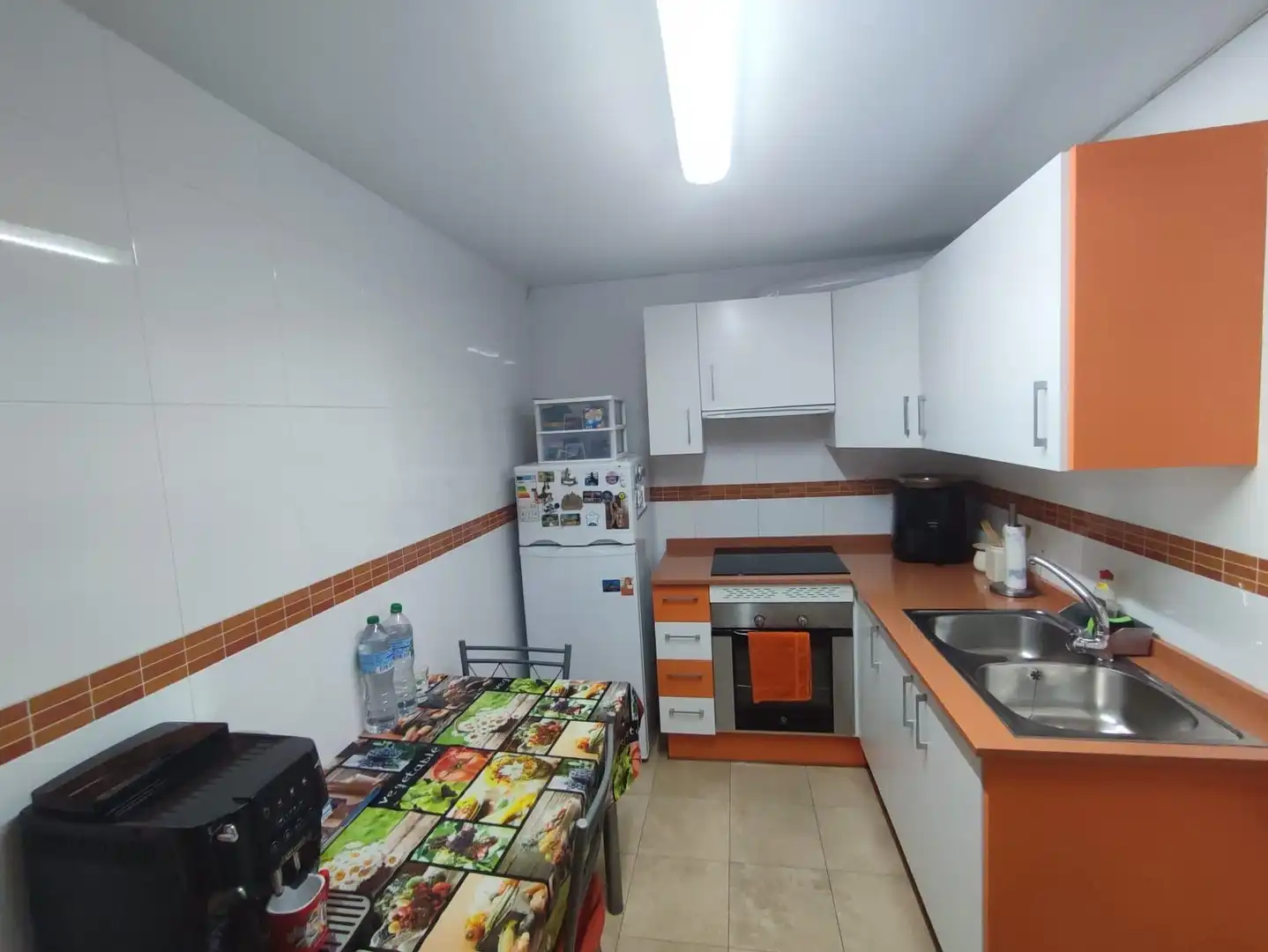 Küche von Wohnung zum Verkauf in Castellón de la Plana / Castelló de la Plana mit Heizung, Möbliert und Balkon