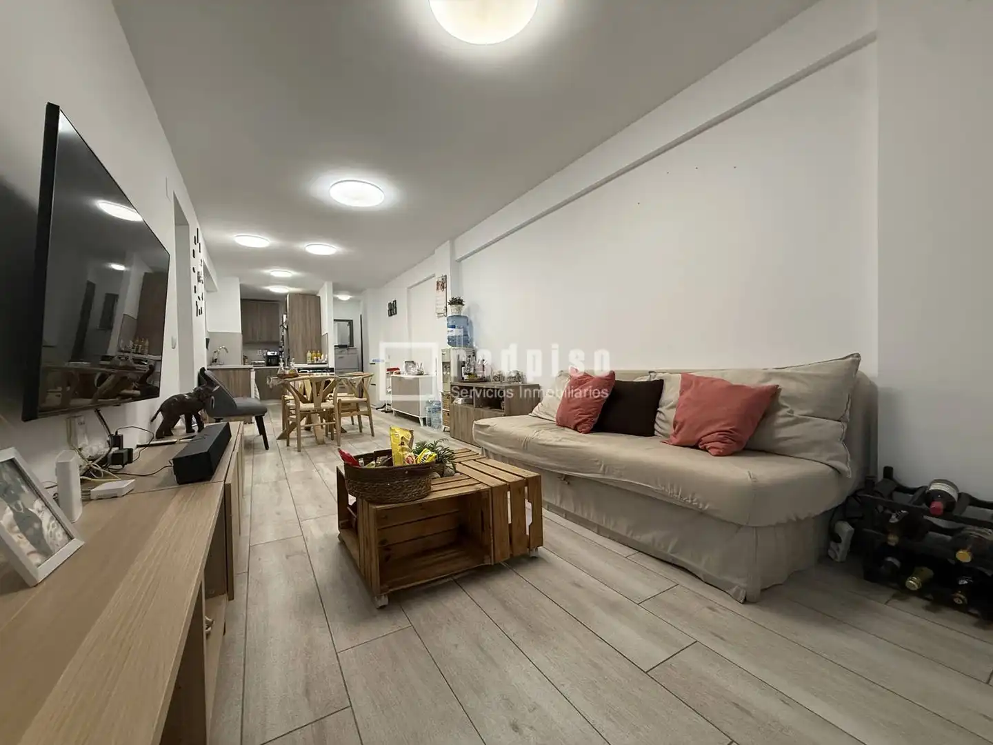 Sala de estar de Piso en venta en Málaga con Aire acondicionado y Terraza