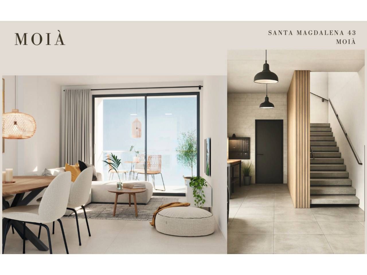 Sala d'estar de Dúplex en venda en Moià amb Calefacció, Terrassa i Balcó