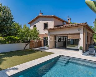 Exterior view of Single-family semi-detached for sale in La Garriga  with Air Conditioner, Heating and Private garden