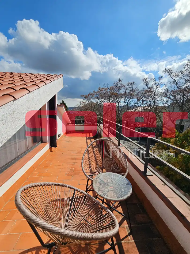 Terraza de Casa o chalet en venta en Sant Cugat del Vallès con Aire acondicionado, Calefacción y Jardín privado