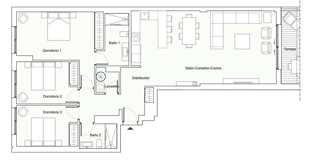 Apartamento con ascensor en venta en Estepona Pueblo, imagen 19