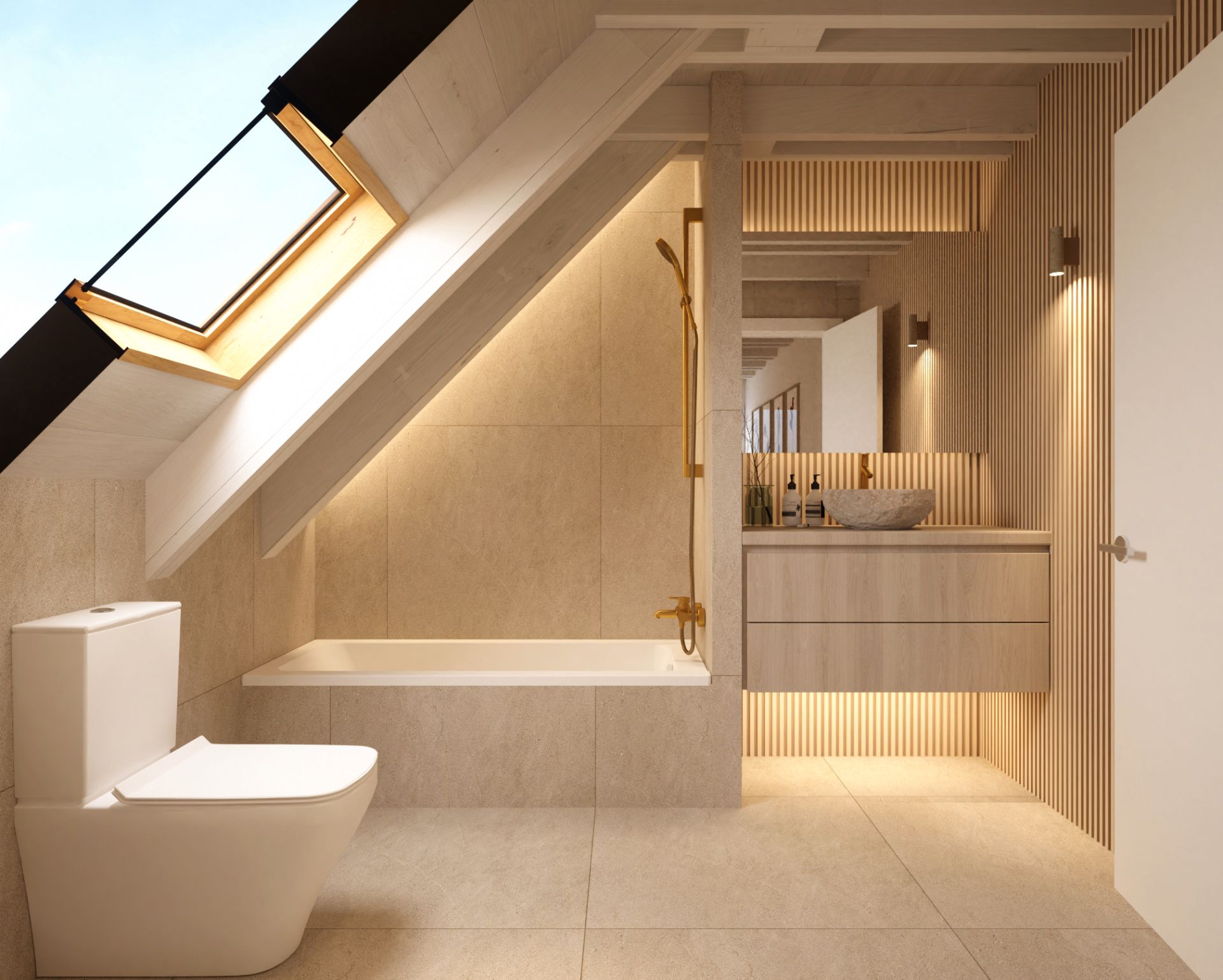 Baño de Ático en venta en Vielha e Mijaran con Aire acondicionado, Calefacción y Parquet