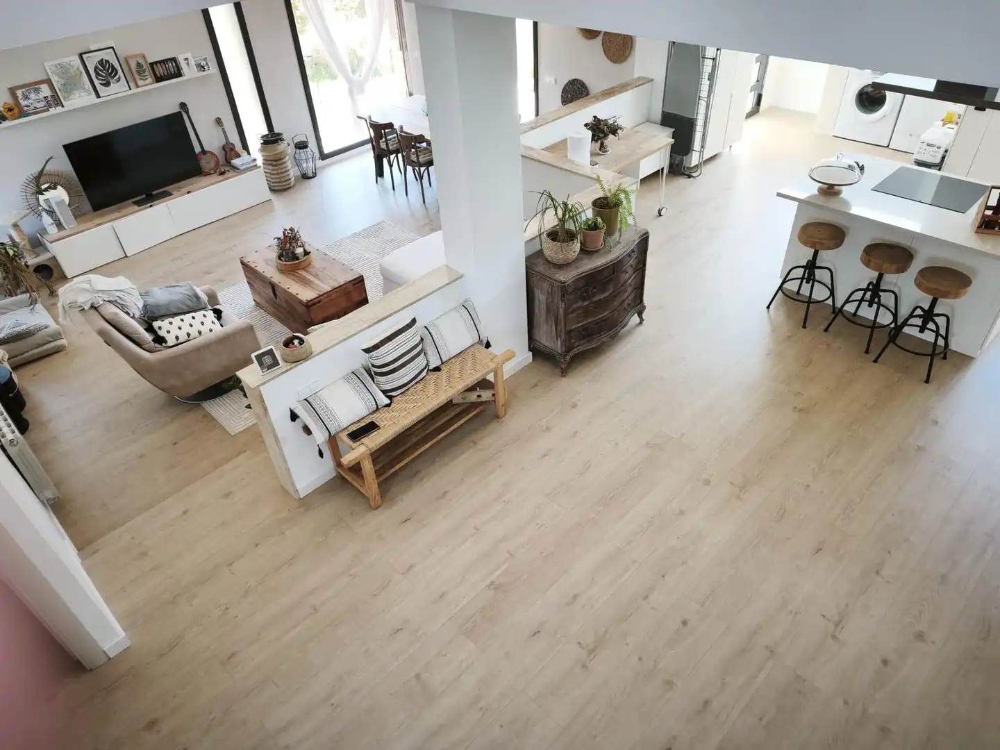 Sala de estar de Casa o chalet en venta en Castellar del Vallès con Calefacción, Jardín privado y Parquet