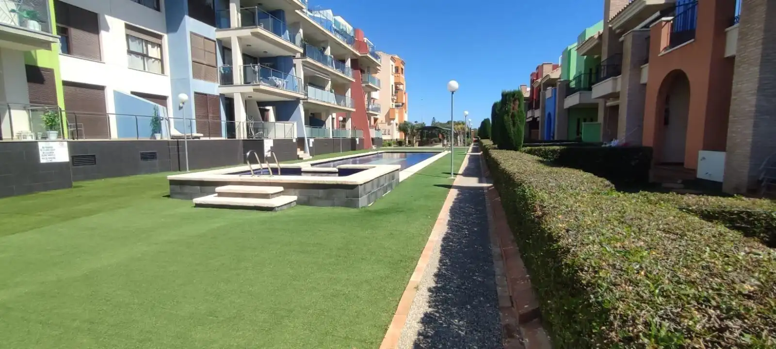 Piscina de Apartament en venda en Orihuela amb Aire condicionat, Calefacció i Jardí privat