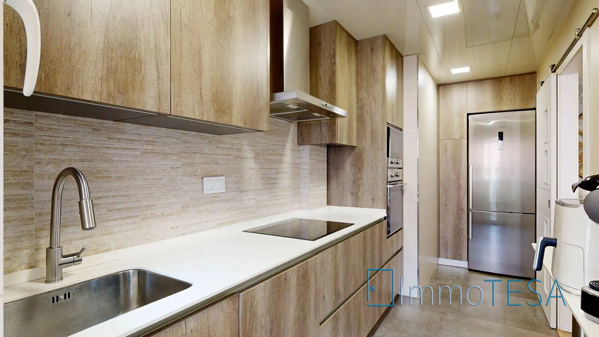 Kitchen of Flat for sale in Sabadell  with Air Conditioner, Heating and Parquet flooring
