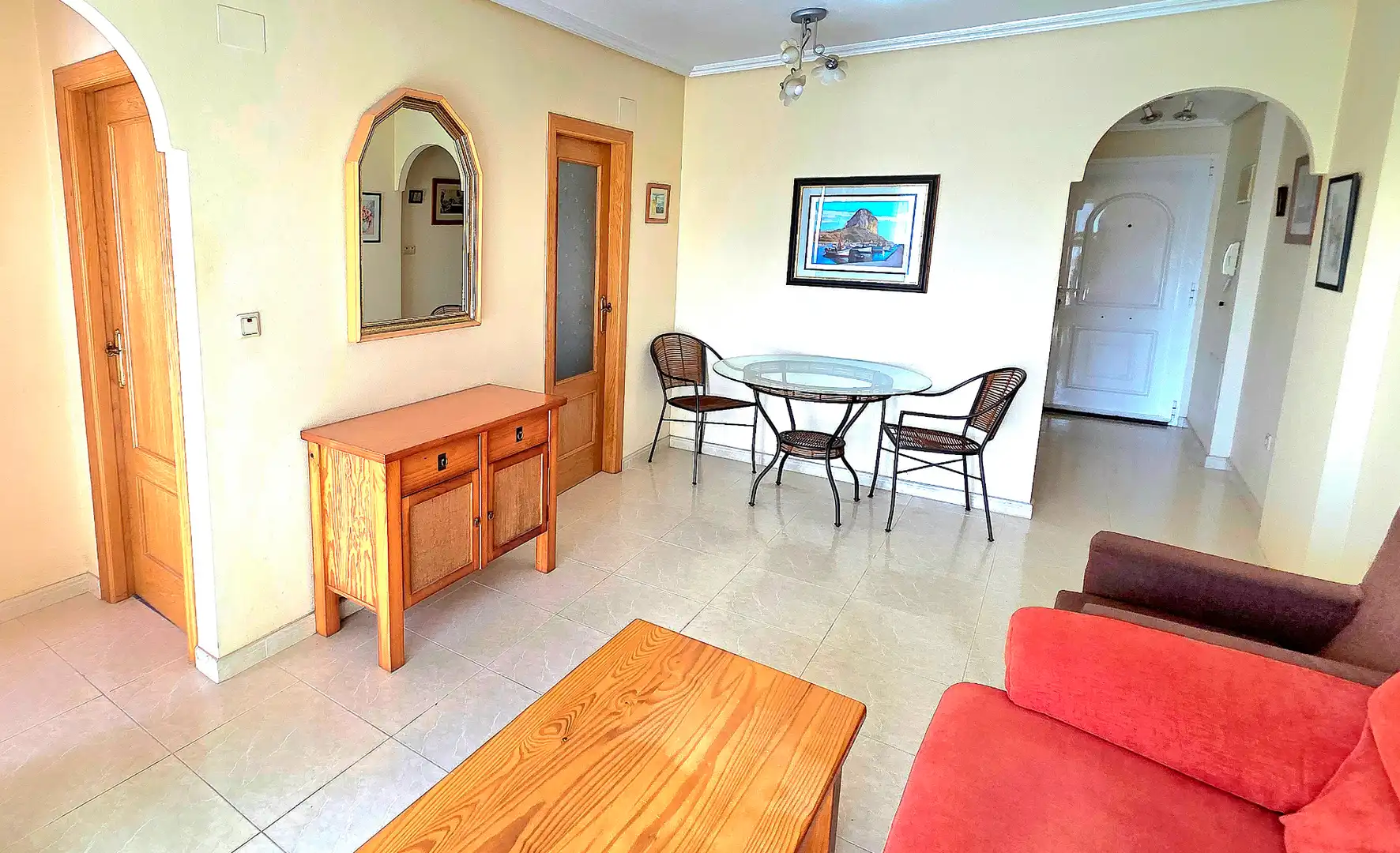 Sala de estar de Apartamento en venta en Elche / Elx con Aire acondicionado, Terraza y Amueblado