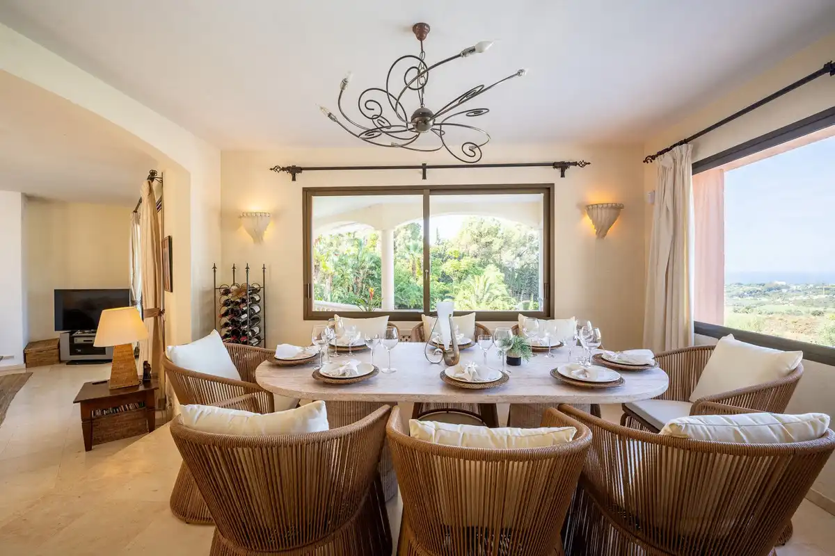 Comedor de Casa o chalet en venta en Marbella con Piscina