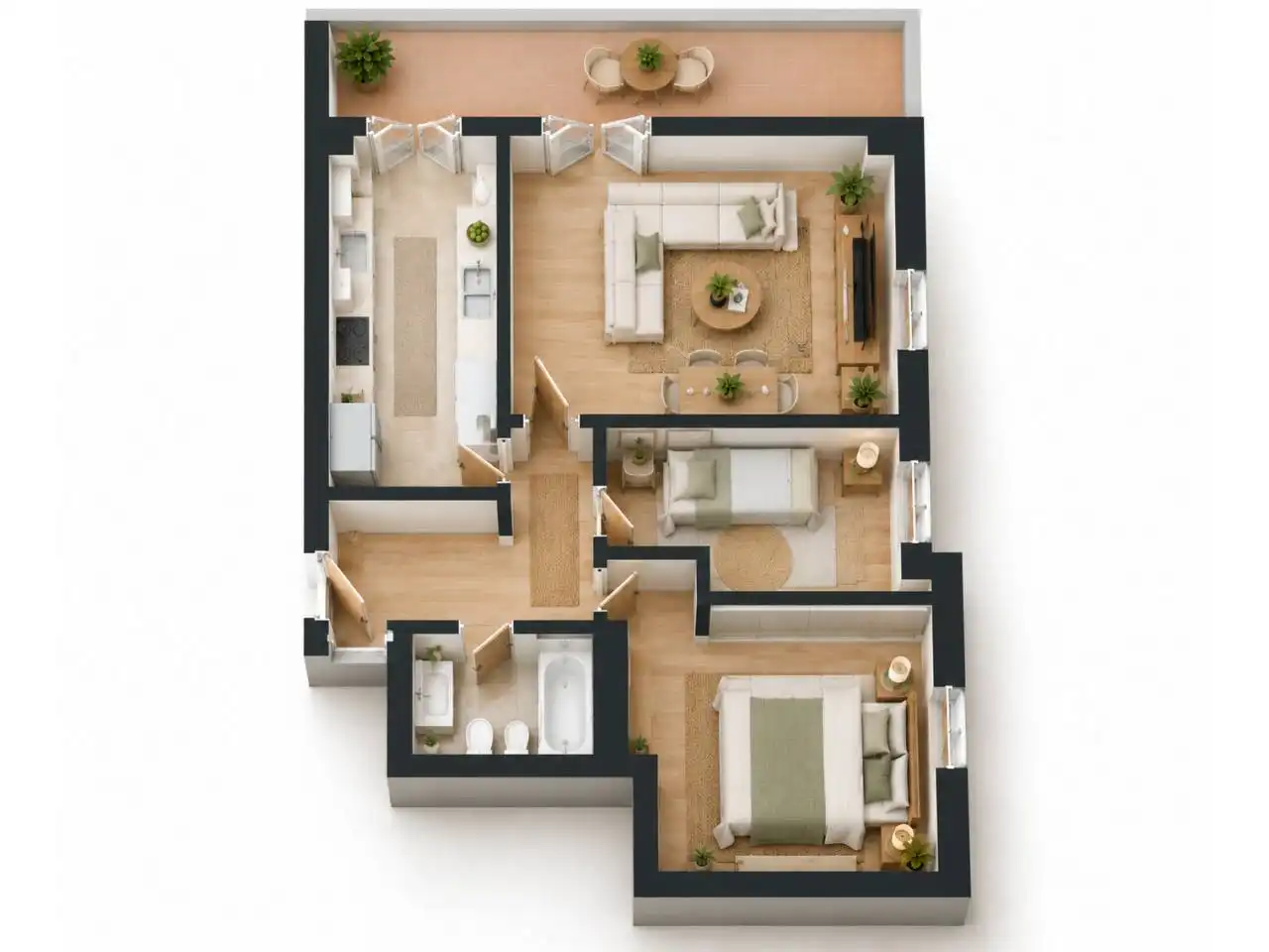 Appartement compact avec terrasse à vendre à Calle París, imagen 37
