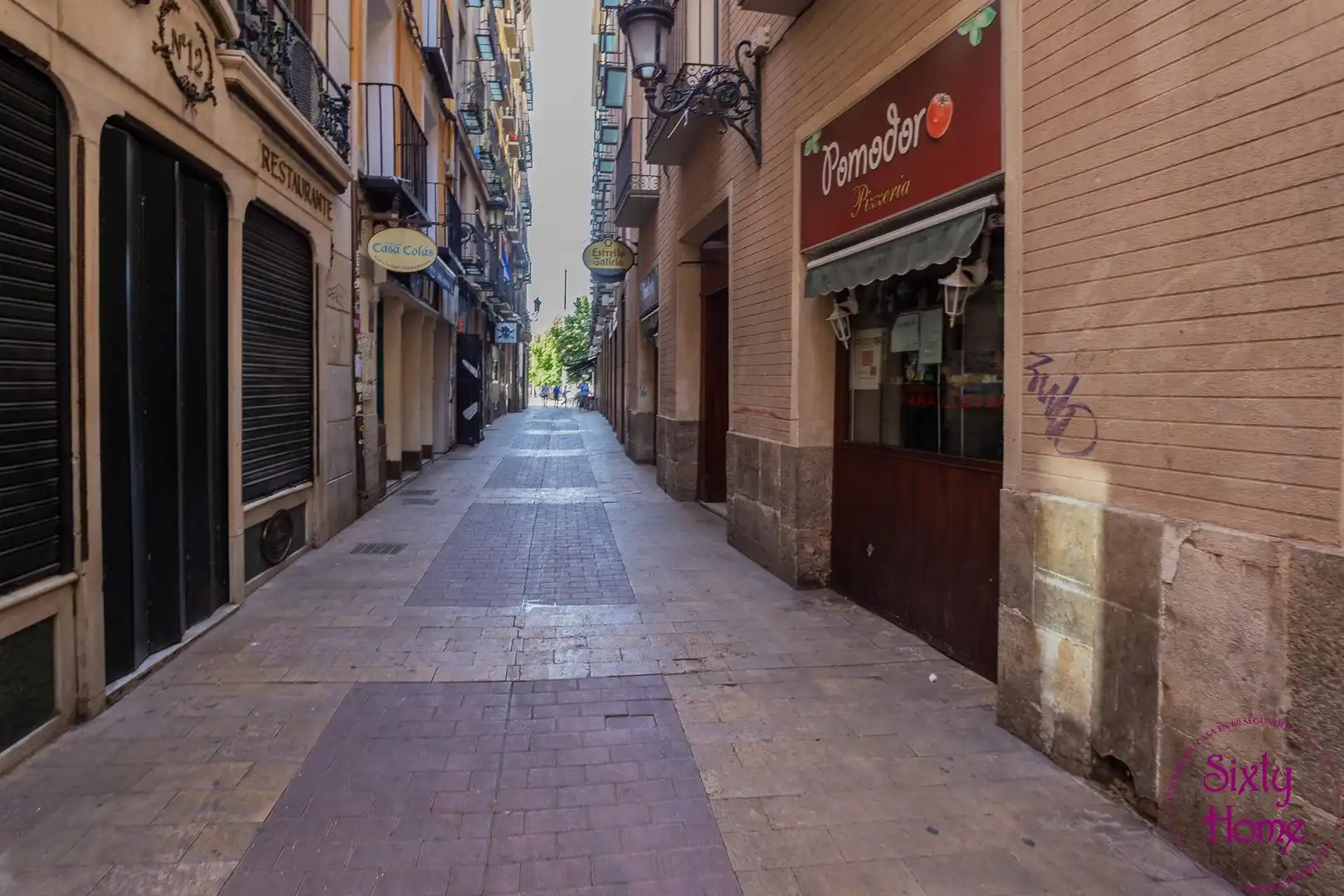 Exterior view of Flat for sale in Zaragoza  with Heating, Parquet flooring and Furnished