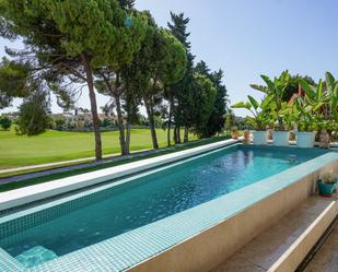 Swimming pool of Single-family semi-detached to rent in Marbella  with Air Conditioner, Private garden and Terrace