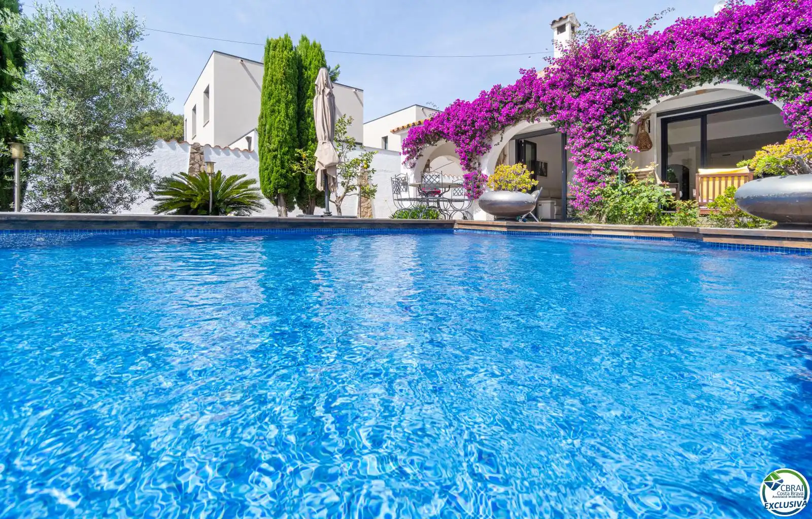 Piscina de Casa o xalet en venda en Empuriabrava amb Aire condicionat, Piscina i Moblat