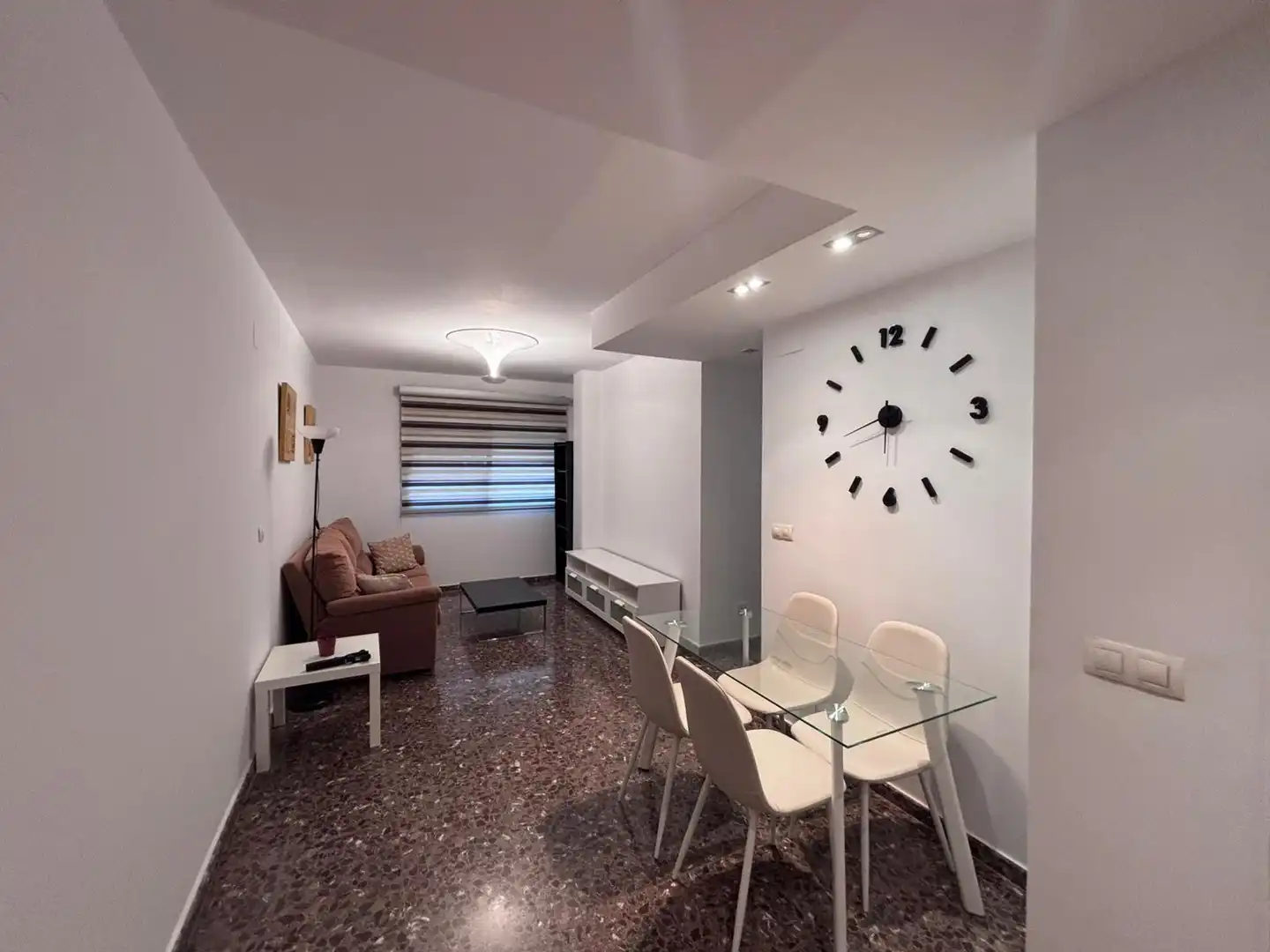 Living room of Flat for rent in Burjassot  with Air Conditioner and Furnished