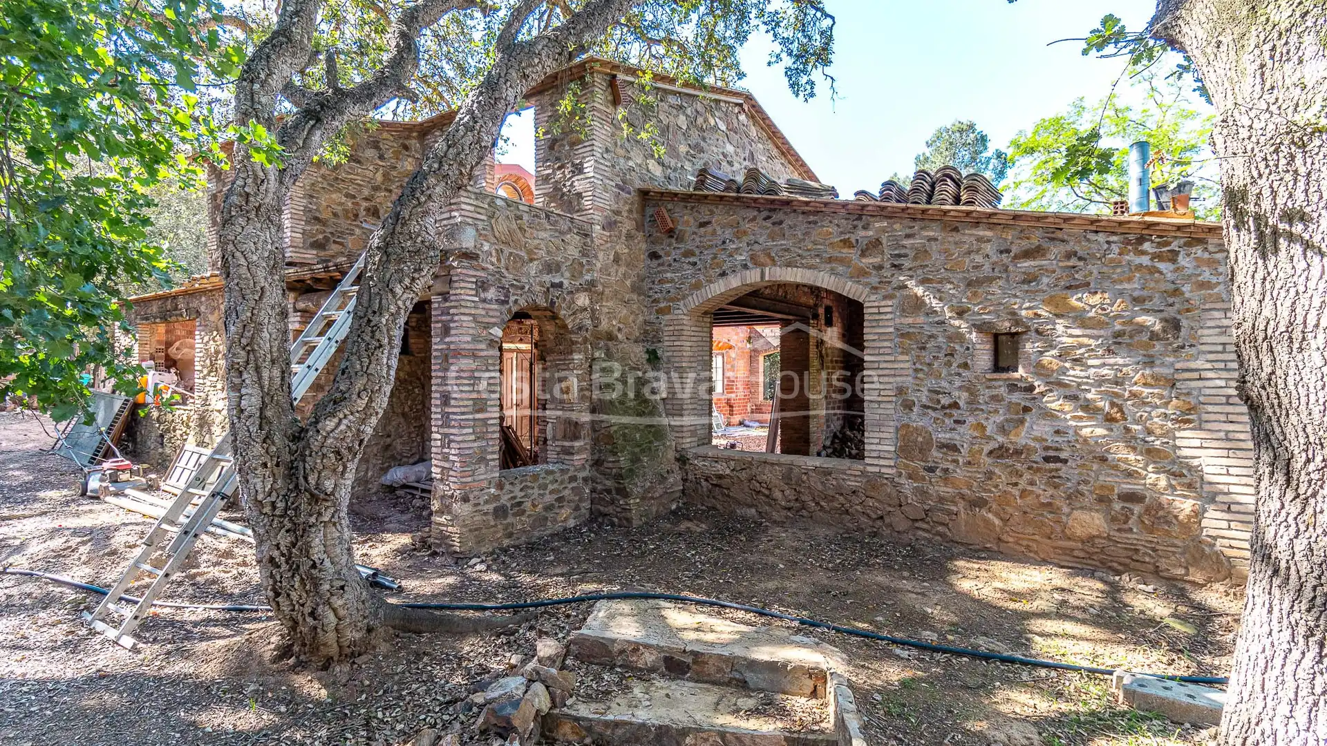 Vista exterior de Finca rústica en venta en Begur con Calefacción, Jardín privado y Terraza