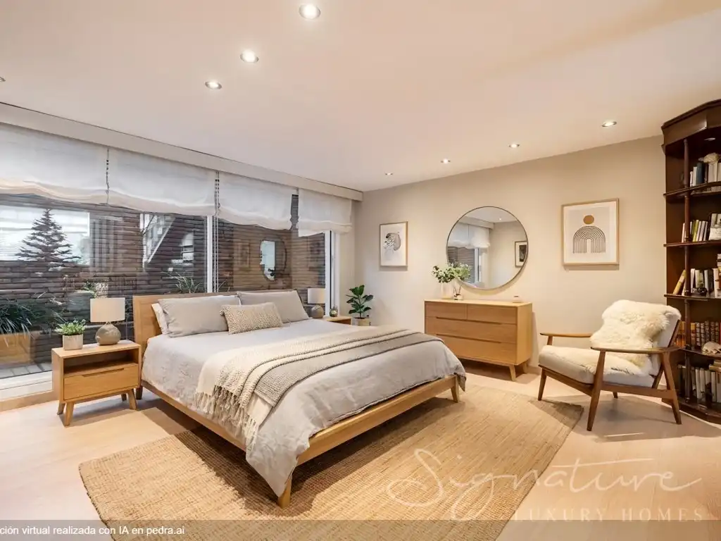 Bedroom of Detached homes for sale in Sant Cugat del Vallès  with Air Conditioner, Private garden and Terrace