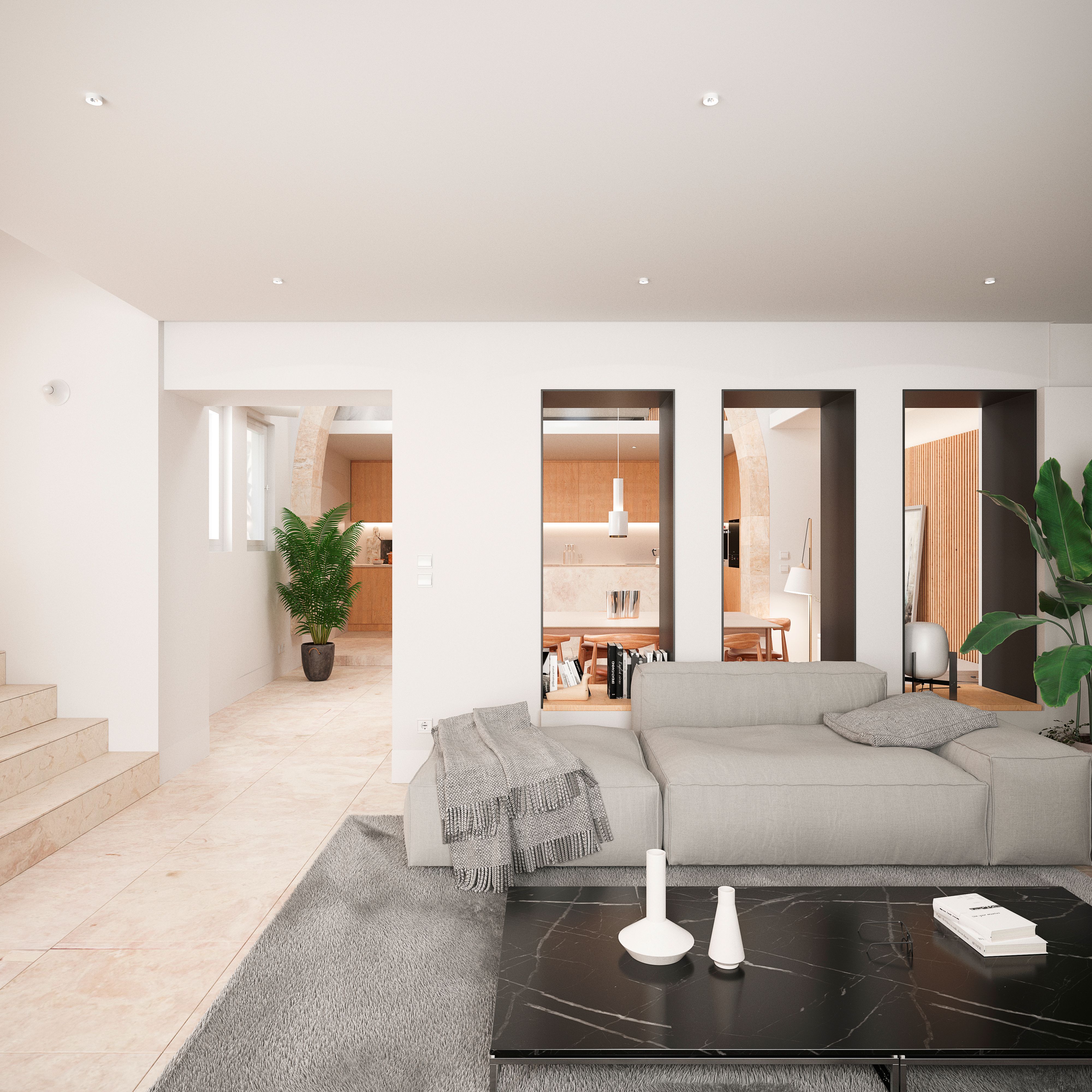 Sala d'estar de Dúplex en venda en  Palma de Mallorca amb Domòtica