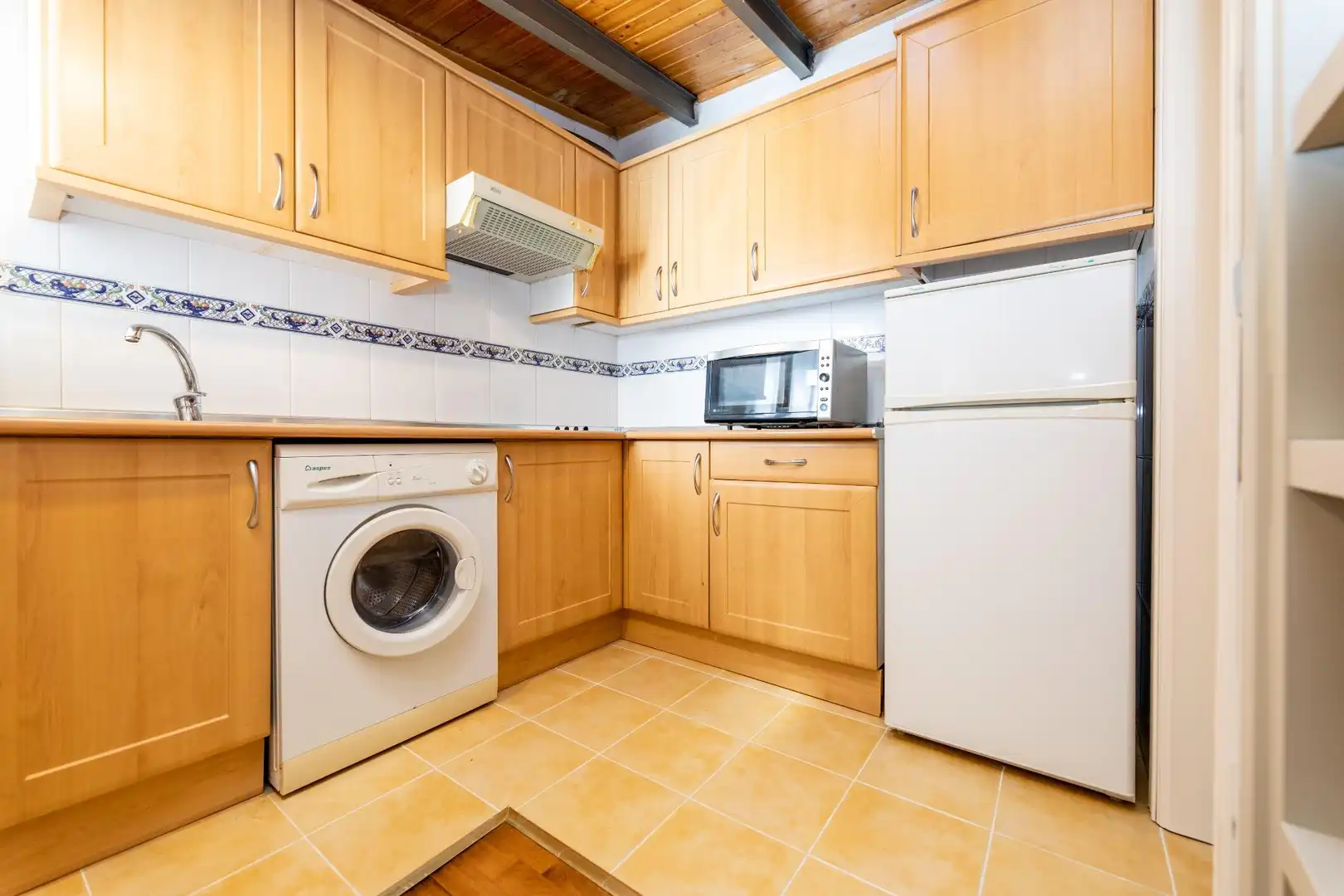 Kitchen of Study for rent in Madrid  with Air Conditioner, Heating and Furnished