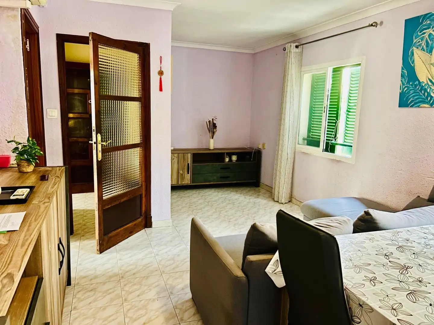 Sala de estar de Piso en venta en  Palma de Mallorca con Aire acondicionado, Calefacción y Amueblado