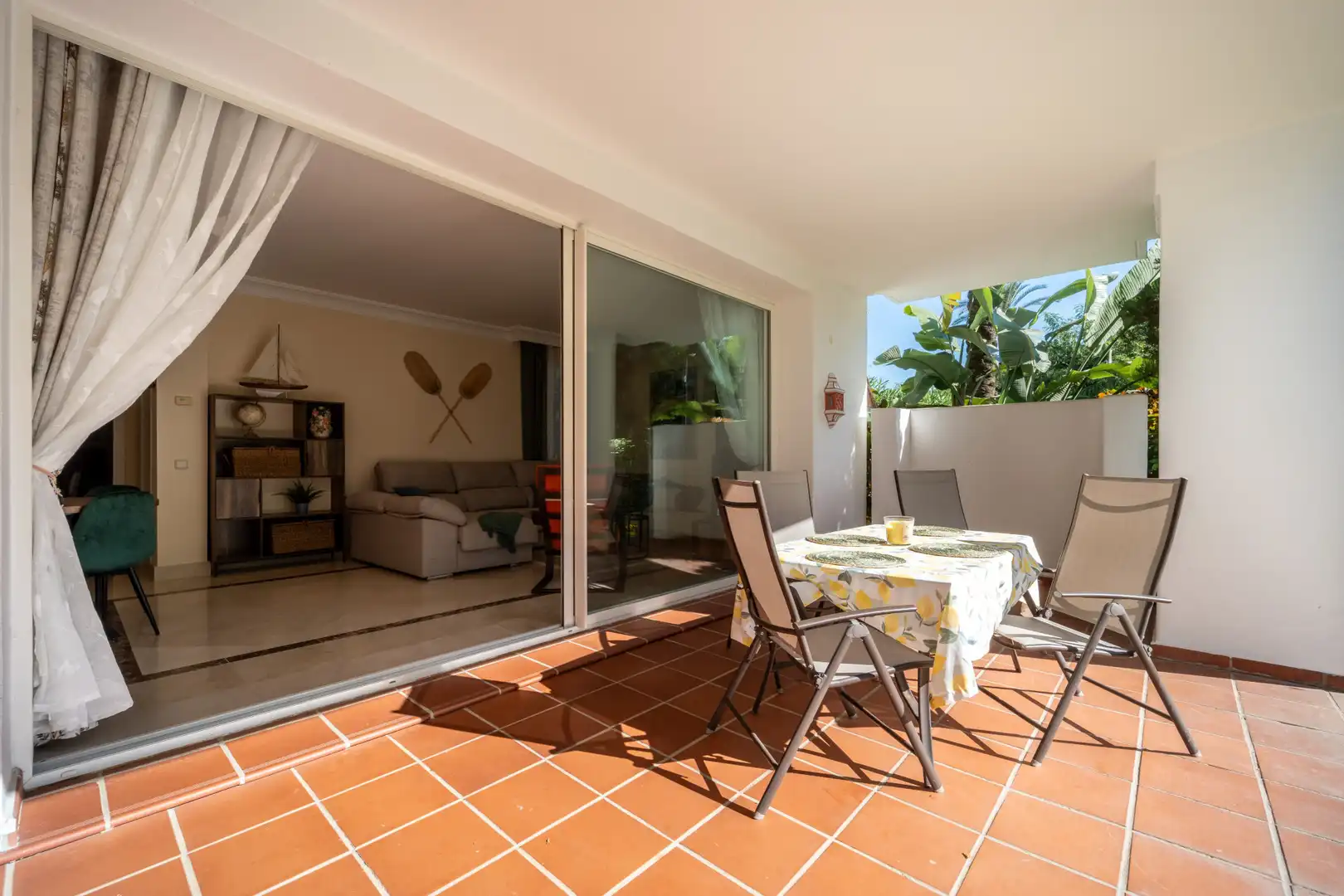 Terrace of Ground floor for sale in Estepona  with Air Conditioner, Private garden and Terrace