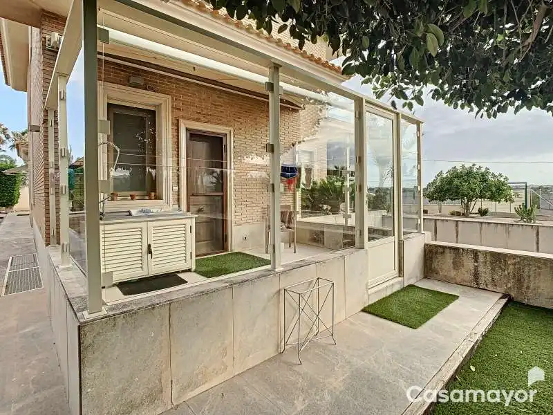 Terraza de Casa o chalet en venta en Mutxamel con Aire acondicionado, Calefacción y Jardín privado