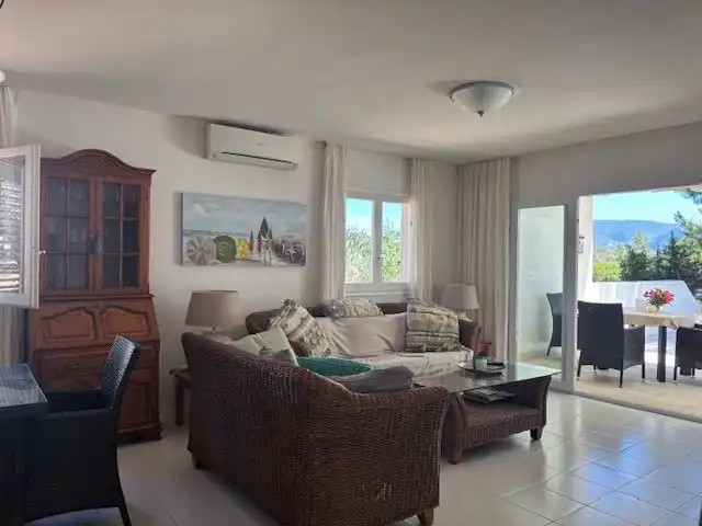 Living room of Houses for sale in Sant Josep de sa Talaia  with Air Conditioner, Heating and Private garden
