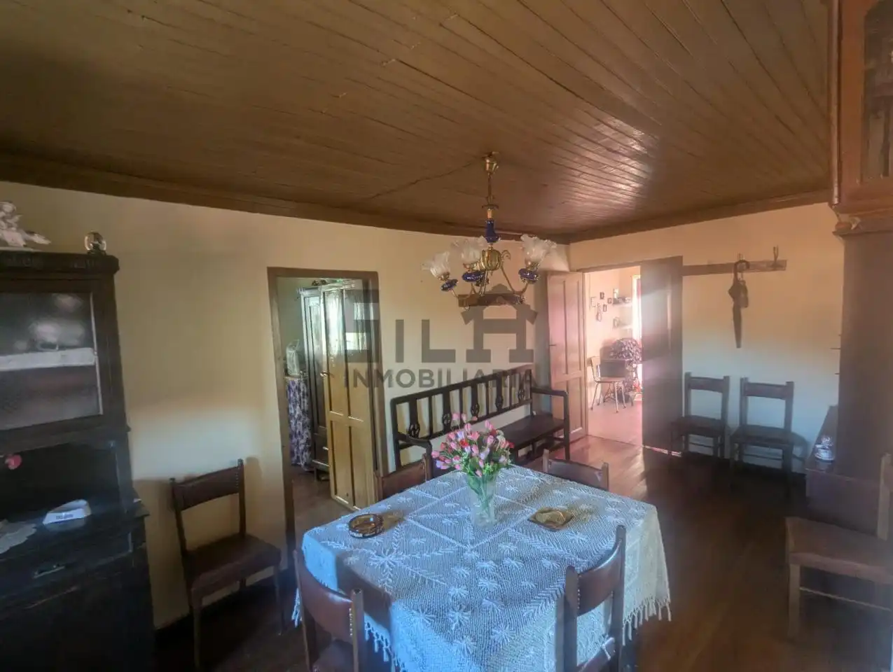Dining room of Houses for sale in Lobeira  with Private garden and Furnished
