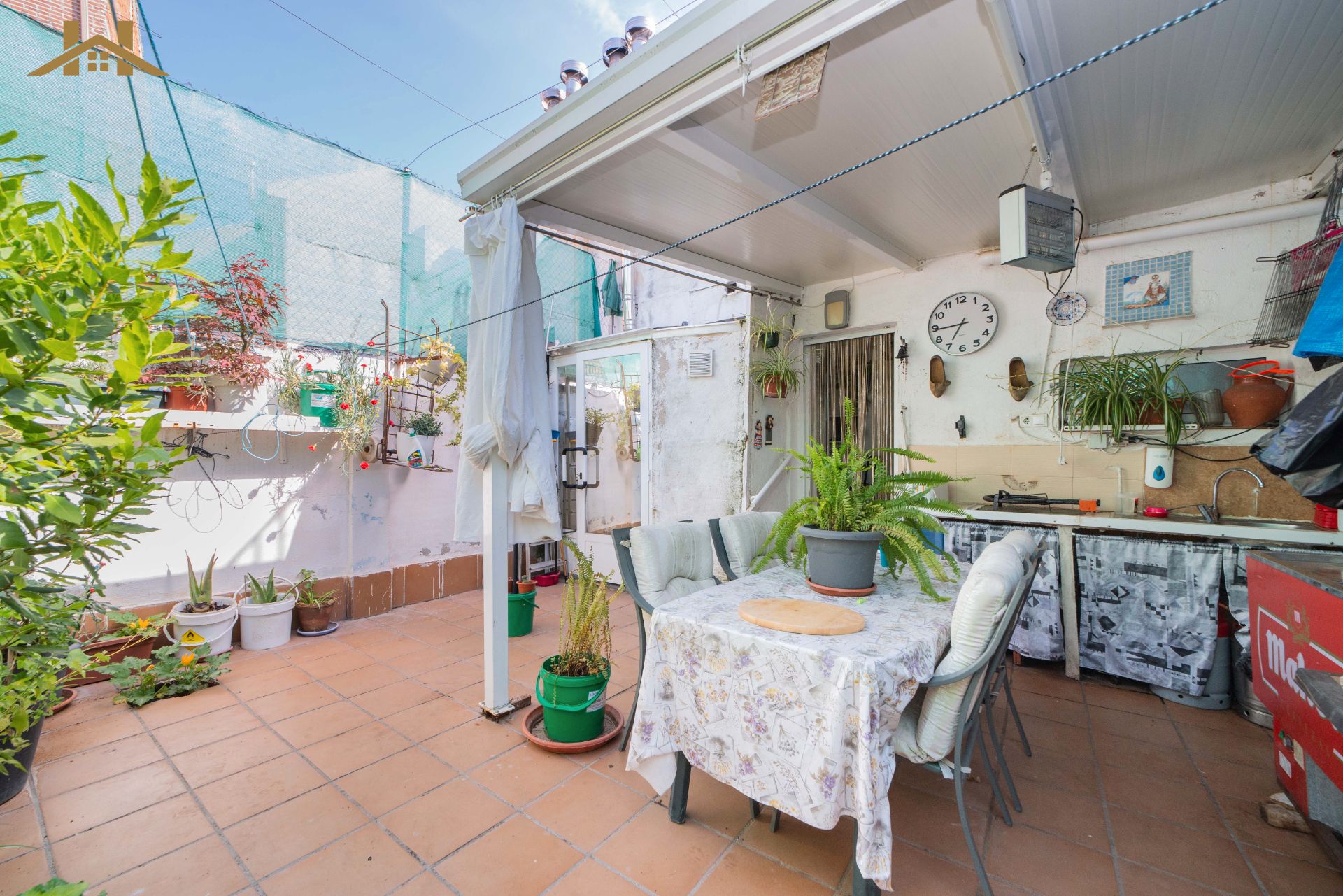 Terrace of Flat for sale in El Álamo  with Heating, Private garden and Terrace