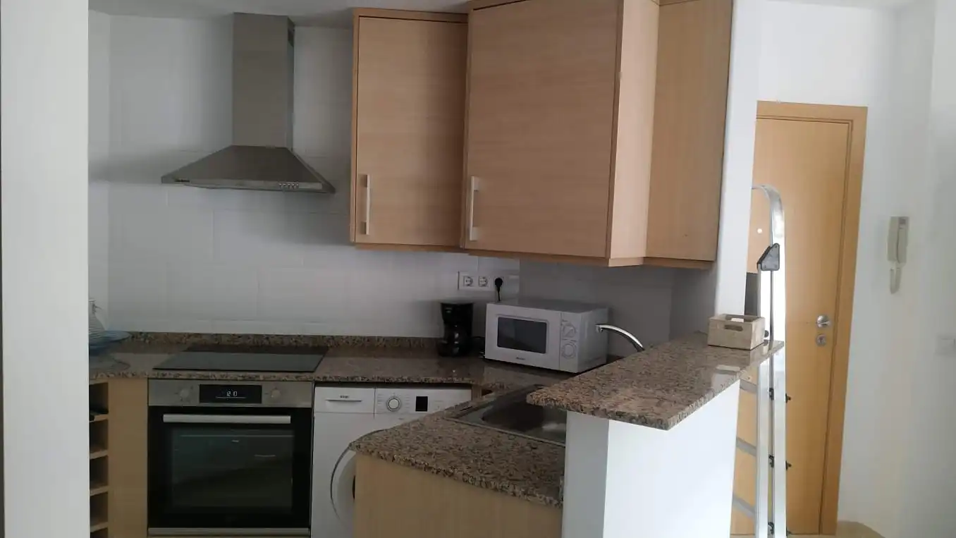 Kitchen of Flat for rent in Benicarló  with Air Conditioner, Furnished and Oven