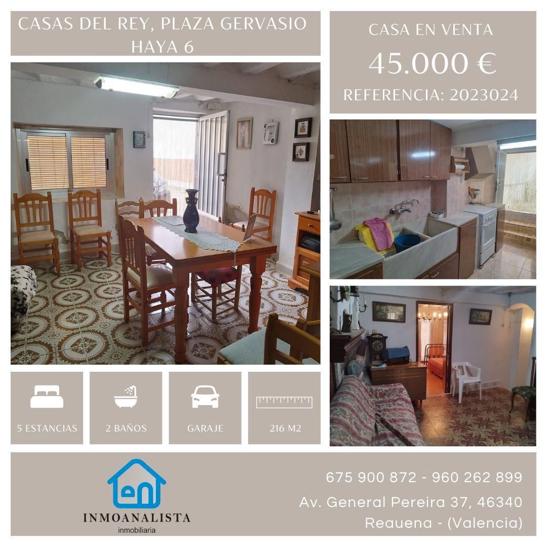 Exterior view of House or chalet for sale in Venta del Moro  with Storage room