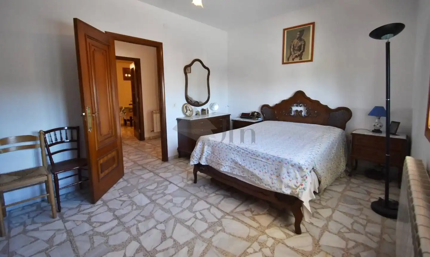 Dormitori de Casa o xalet en venda en Villaverde de Íscar amb Calefacció i Jardí privat